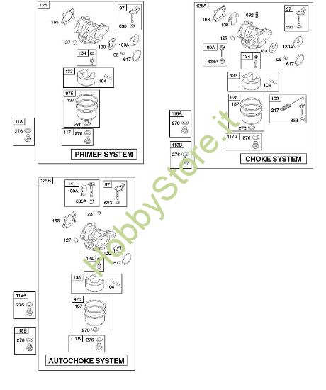 D - Carburatore B&S - 12 €¦ 126T02-7278-H1 brand Stihl